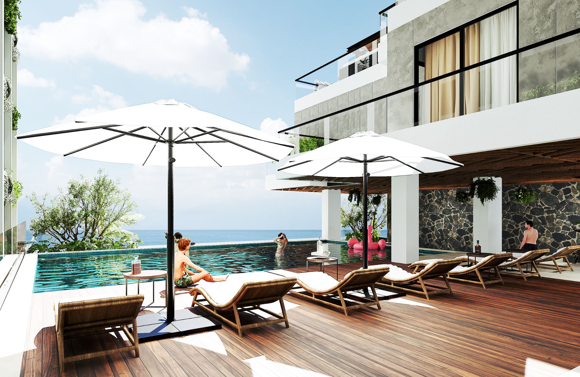 Condominium, pool, gym, sports bar, for sale, Luis Donaldo Colosio, Canc&uacute;n.