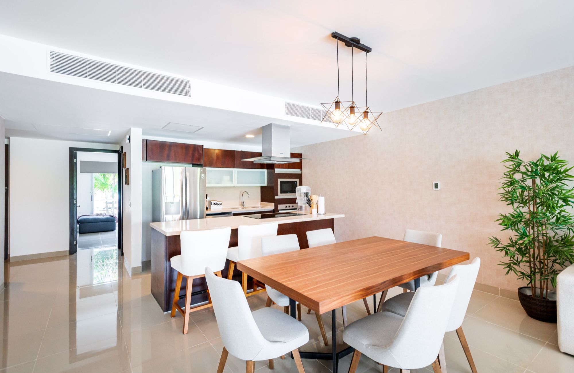 Golf-course view condo in The Village, for sale, Corasol, Playa del Carmen