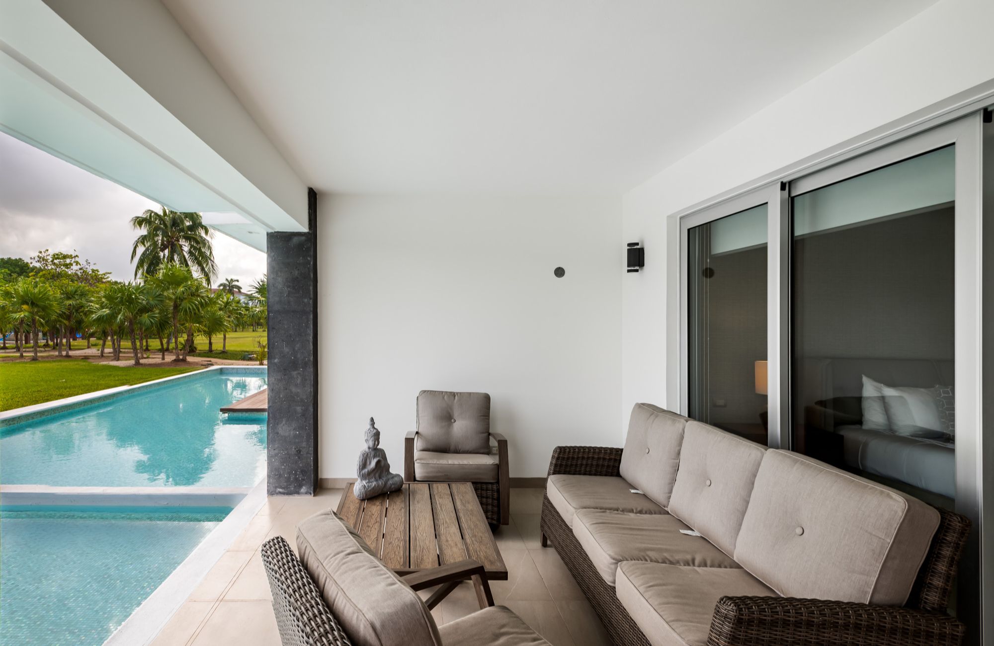 Golf-course view condo in The Village, for sale, Corasol, Playa del Carmen