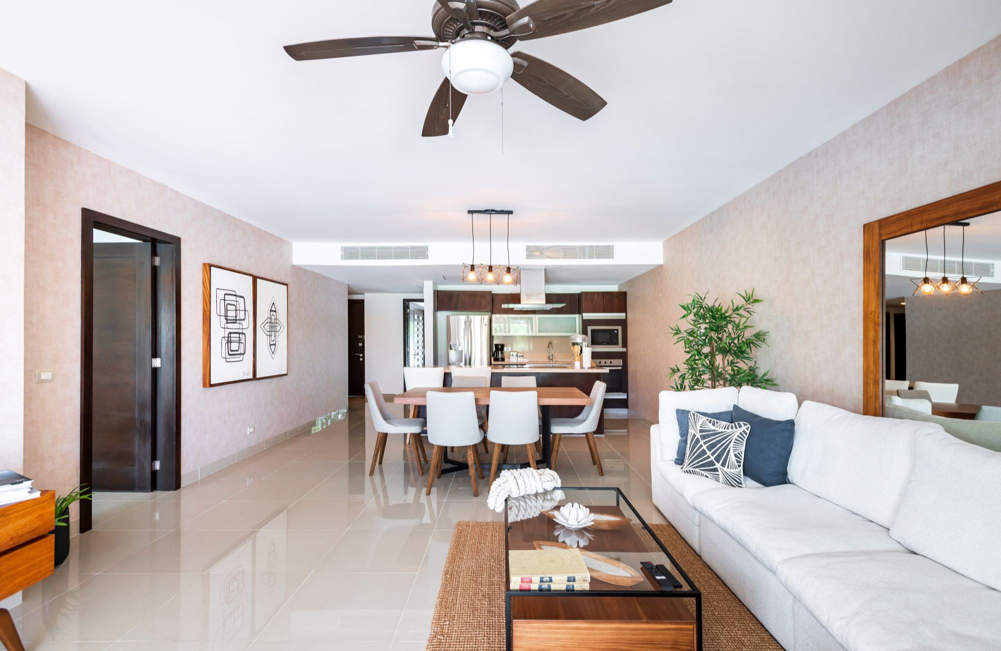 Golf-course view condo in The Village, for sale, Corasol, Playa del Carmen