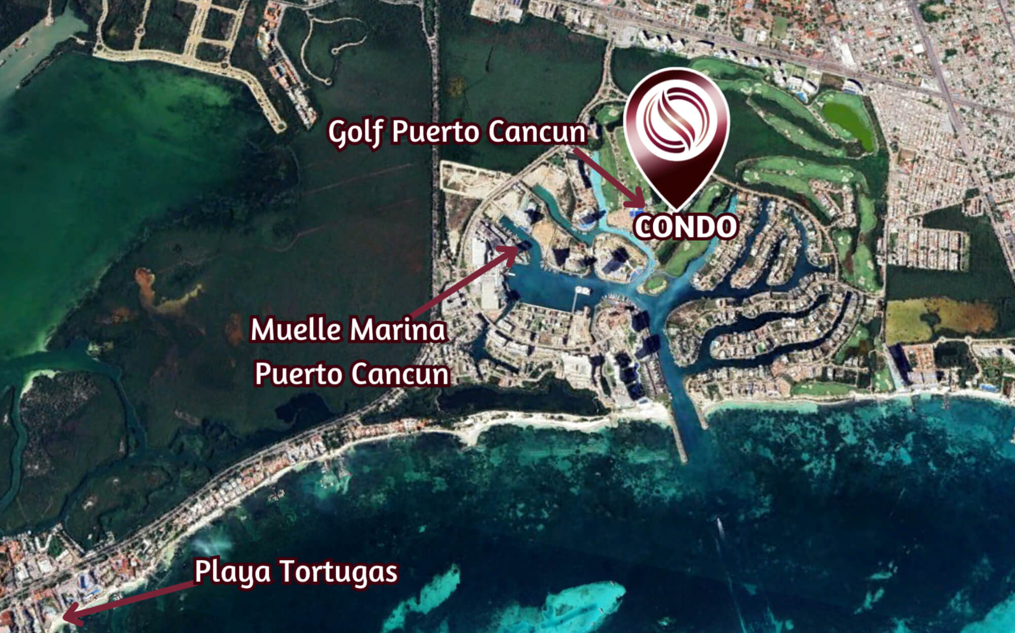 Apartment with Terrace and Pool for Sale, Hotel Zone, Puerto Cancun