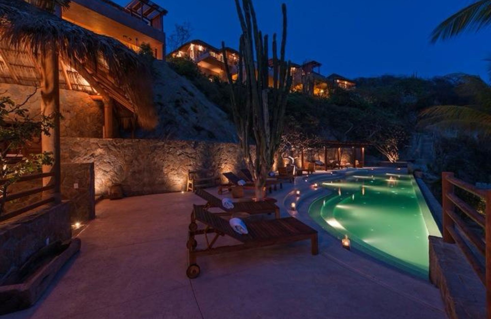 Luxury beachfront villa with ocean view, with Mezcal bar on the ground floor, zoned for commercial use for sale, La Bocana, Huatulco