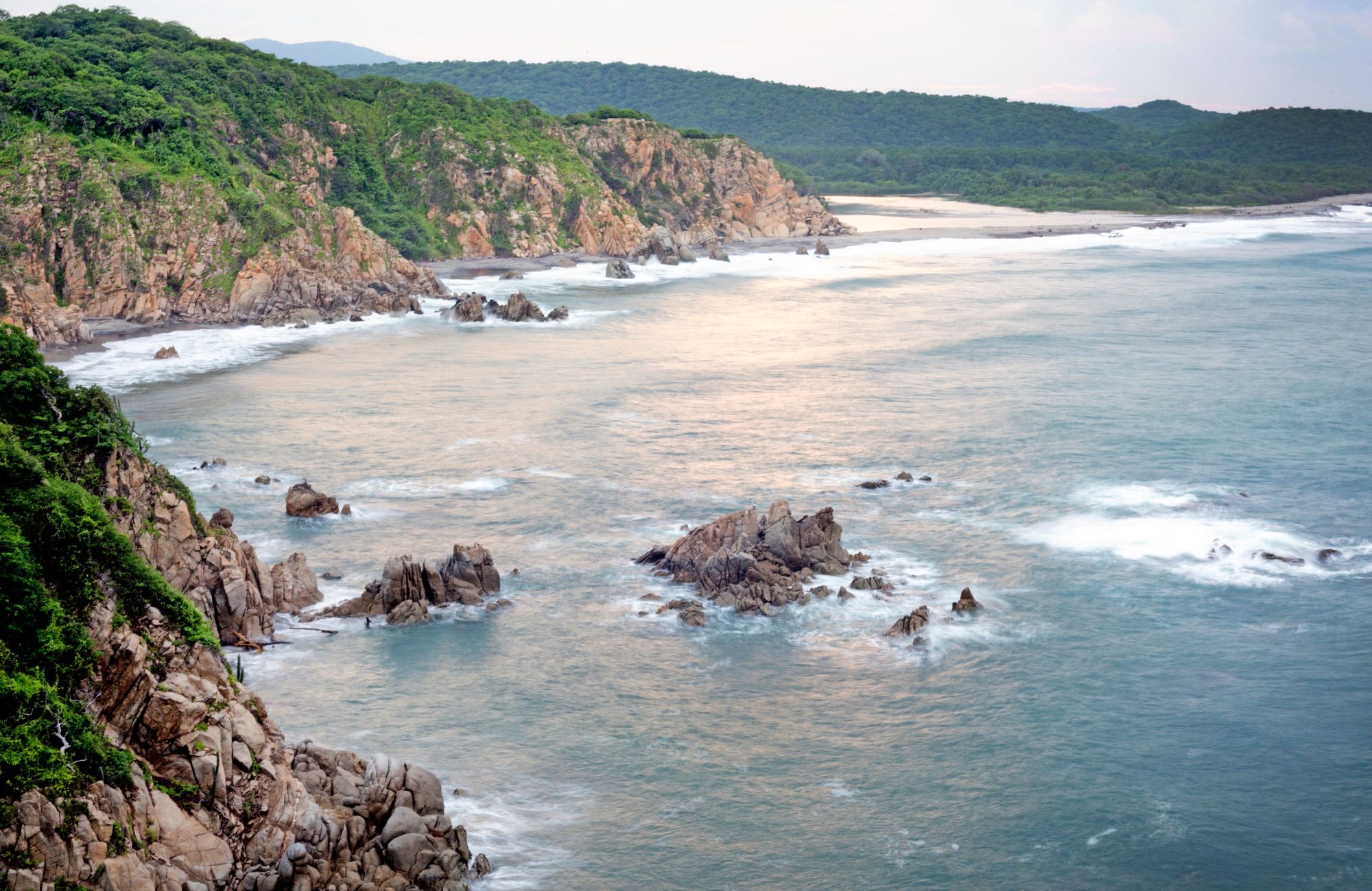 Luxury beachfront villa with ocean view, with Mezcal bar on the ground floor, zoned for commercial use for sale, La Bocana, Huatulco