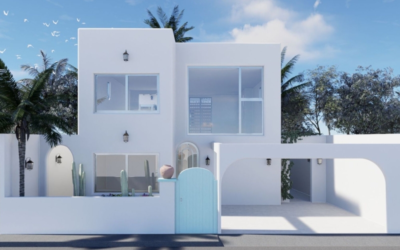 DHU231-3 House with Pool, Terrace, Double Height, and TV Room for Sale in Sector O, Huatulco