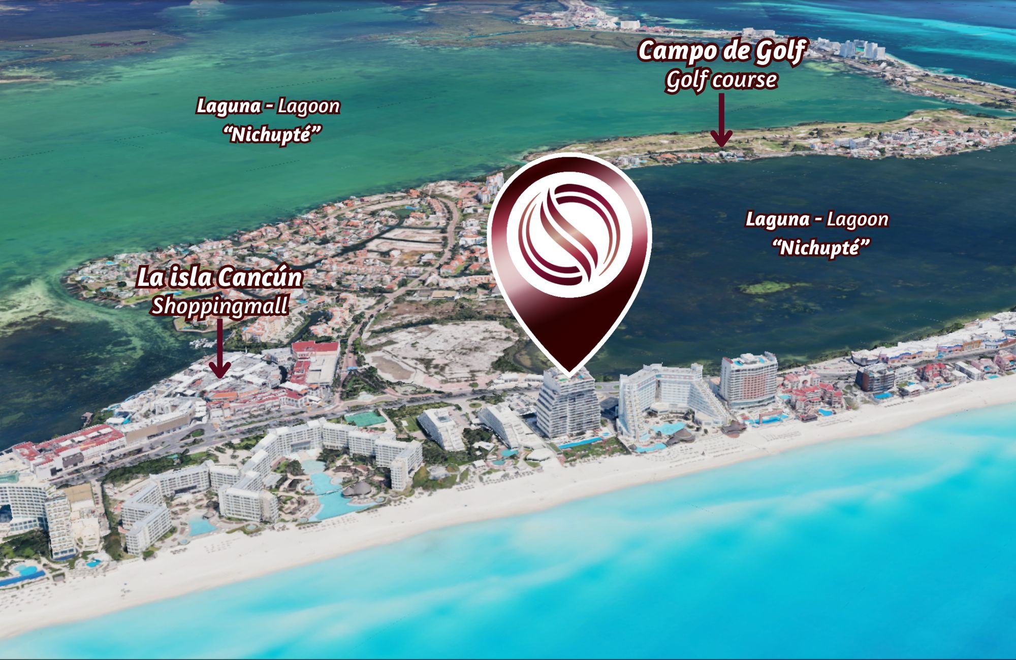 Lagoon-view penthouse for sale, Zona Hotelera, Canc&uacute;n