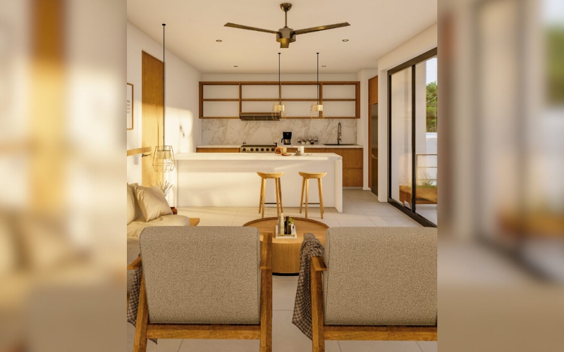 Studio for Sale, Rooftop with Common Pool, Sector K, Huatulco