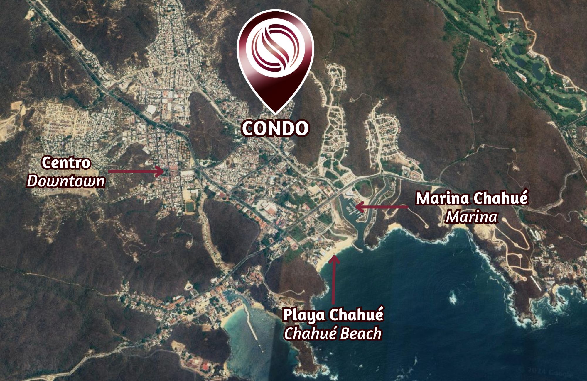 Fully furnished two-level loft-style studio for sale, Santa Cruz, Huatulco