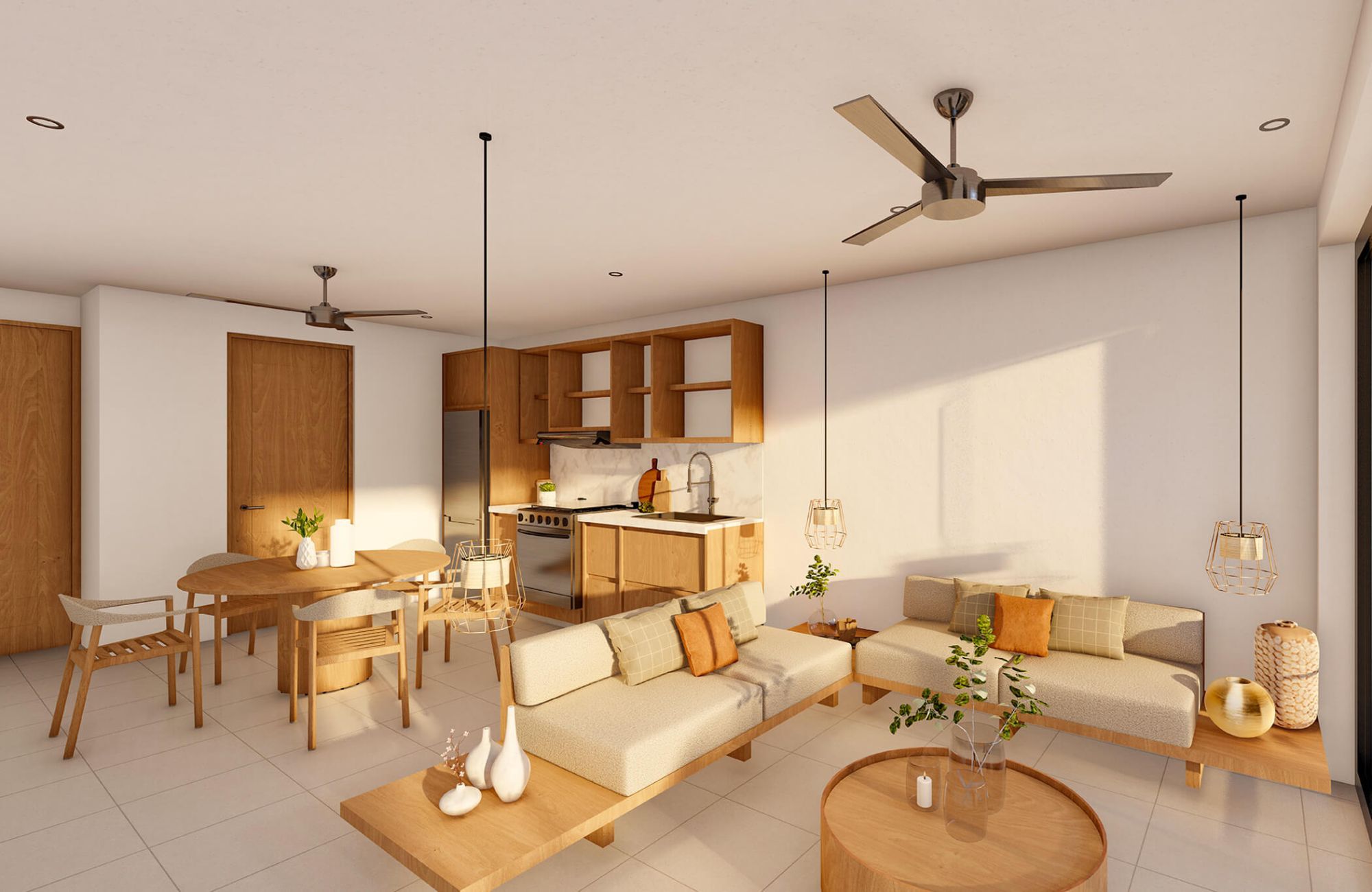 Fully furnished two-level loft-style studio for sale, Santa Cruz, Huatulco