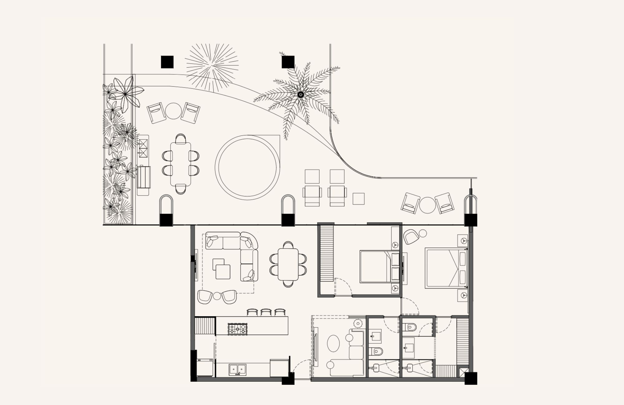 Oceanfront Apartment, For Sale, Pre-Construction, Downtown Playa del Carmen