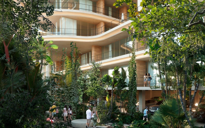 Apartment with Ocean View, Pre-Construction, Downtown Playa del Carmen