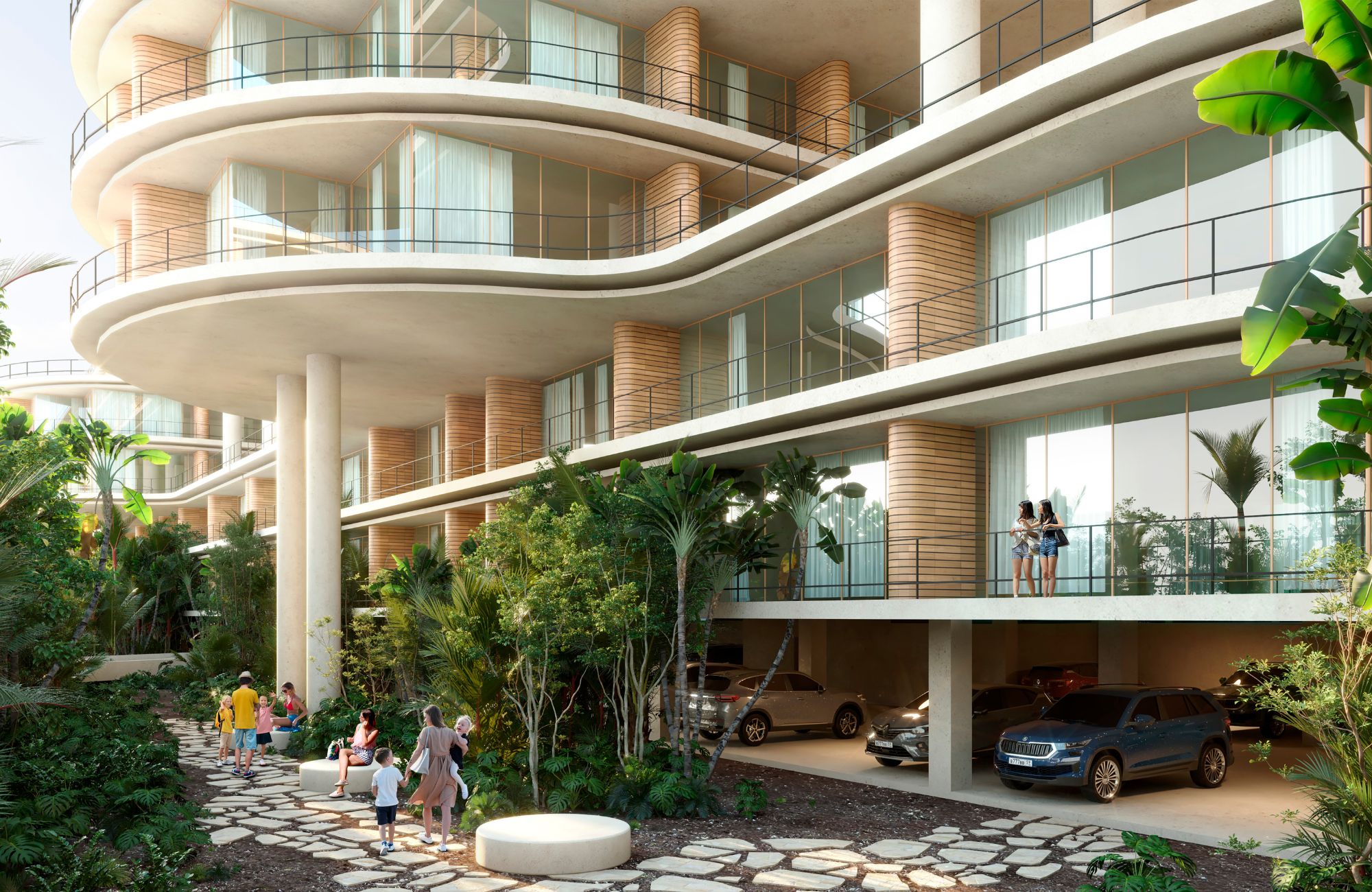 Luxury penthouse with golf course, beach club, for sale, Playa del Carmen