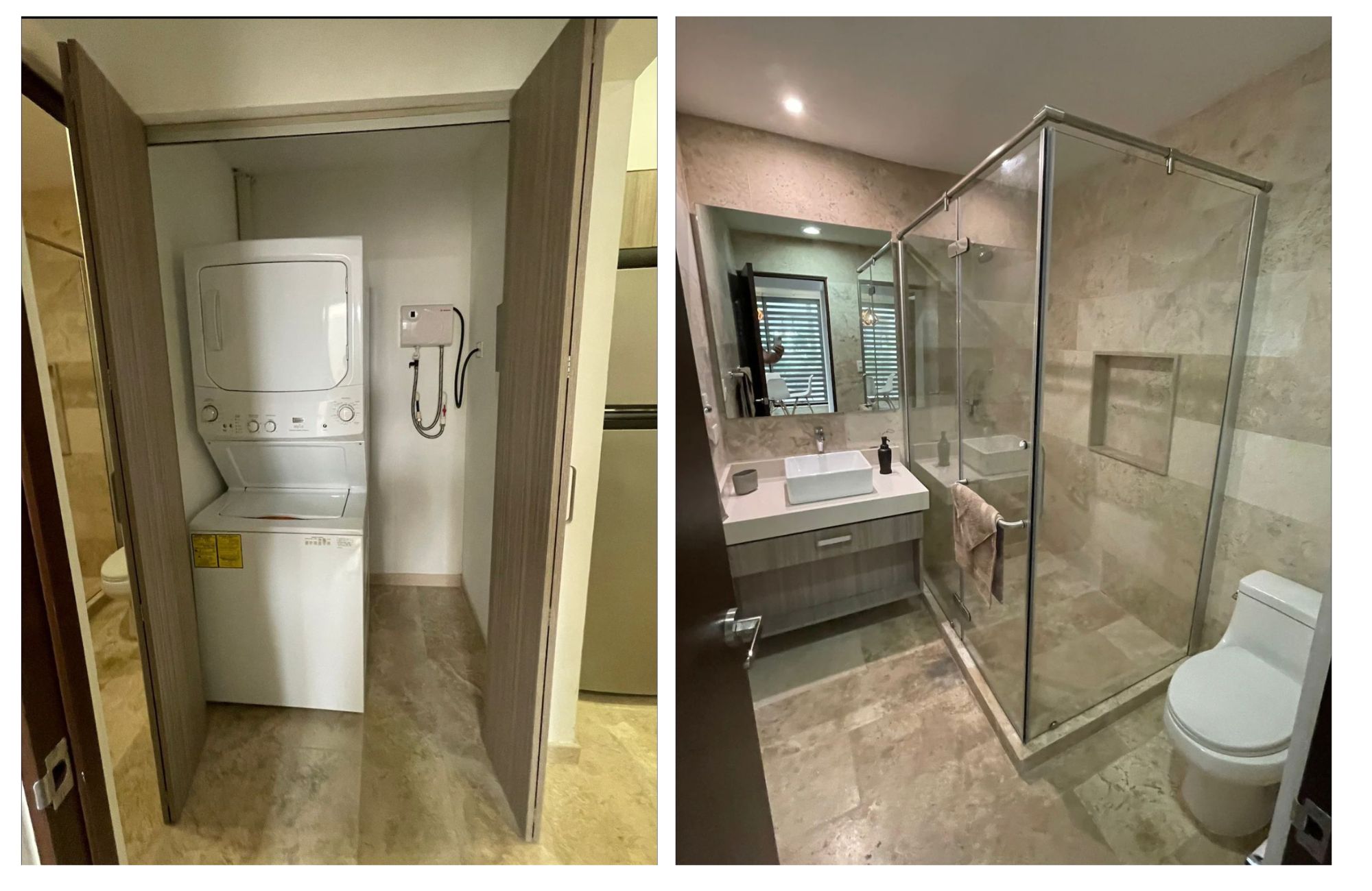 Apartment with terrace, large spaces, service room, for sale, Playa del Carmen