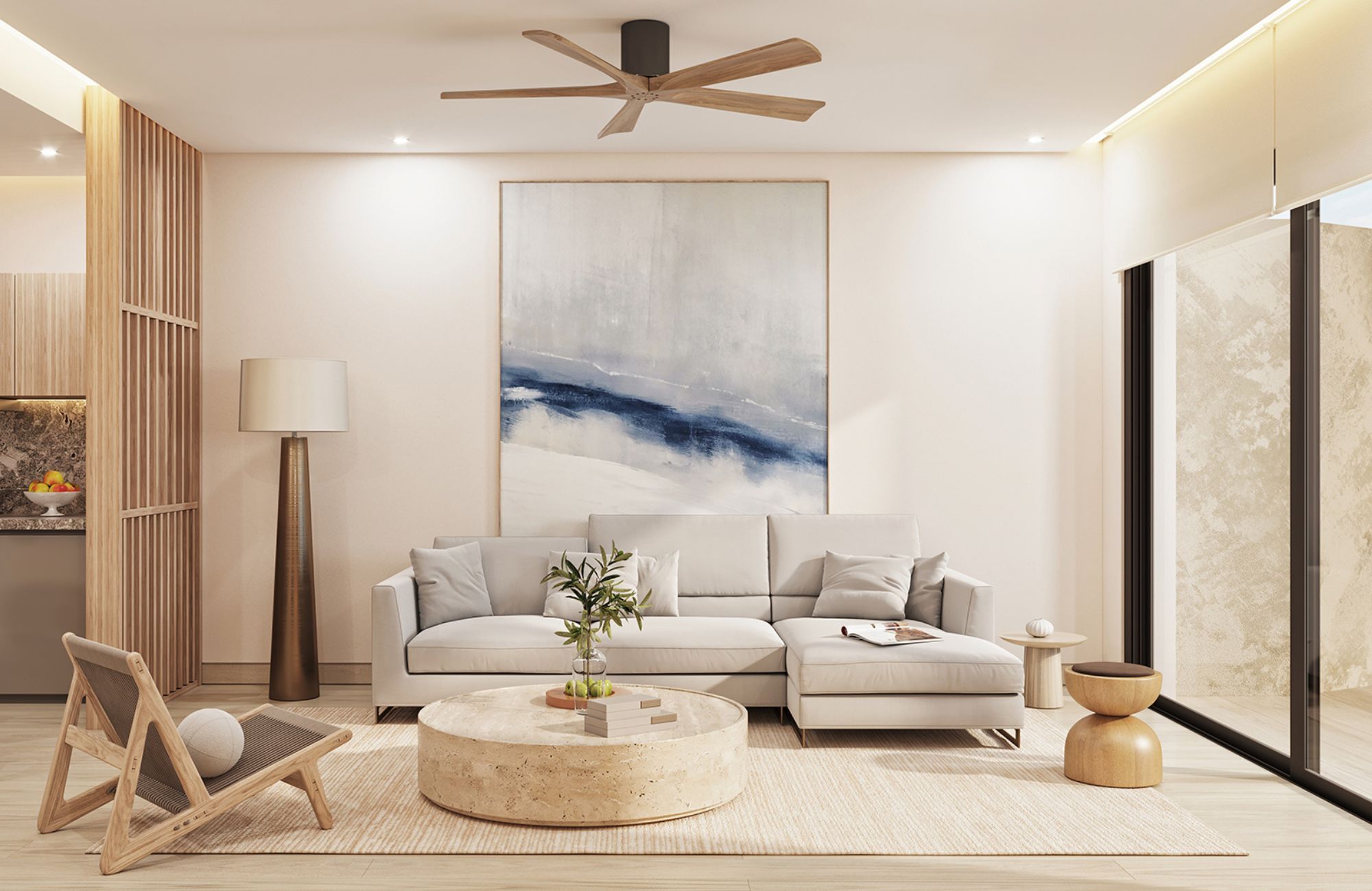 Beachfront condo with terrace and private Jacuzzi, pre-construction, for sale in Puerto Morelos.