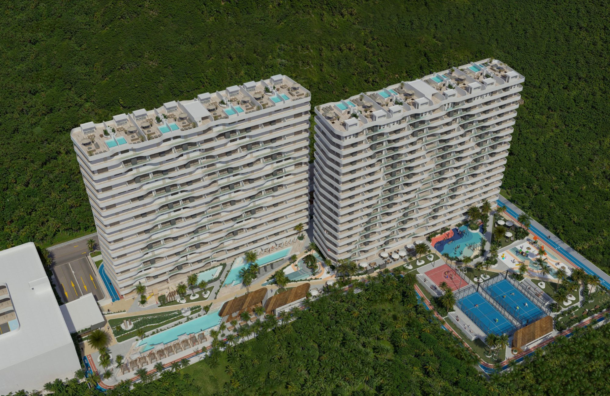 Penthouse with Rooftop Garden and Lagoon View, for Sale, Bonampak Canc&uacute;n