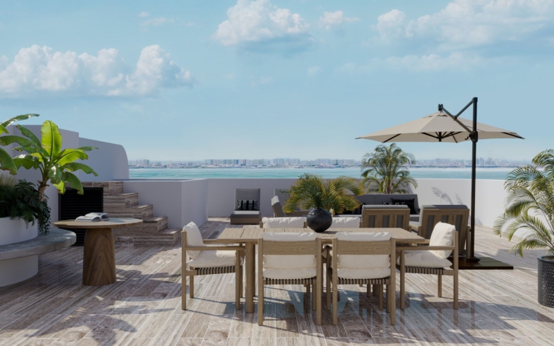 Penthouse for sale with rooftop, panoramic views, Boulevard Colosio, Canc&uacute;n