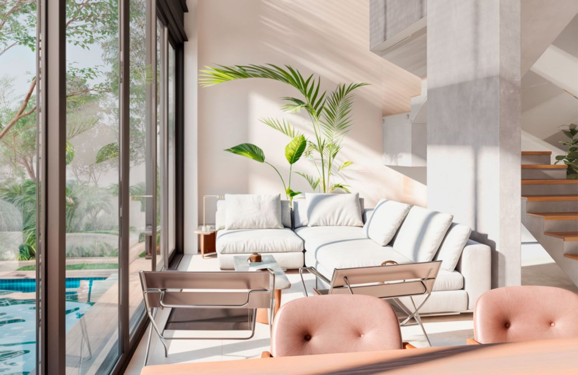 House with rooftop and private pool for sale in El Cielo, Playa del Carmen