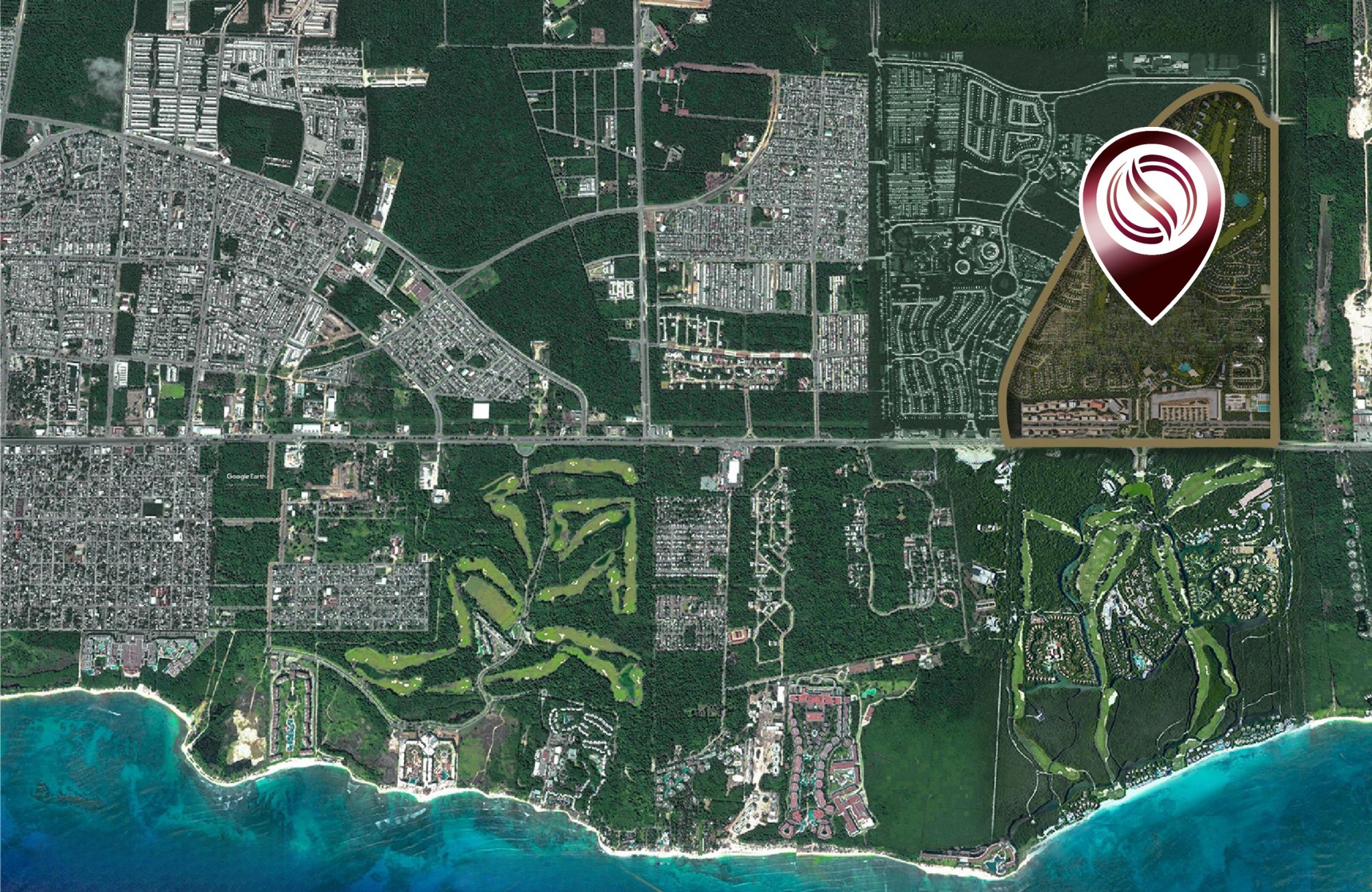 Lote de 494 m2, en residencial, con cenote, en venta Selvamar,  Playa del Carmen.