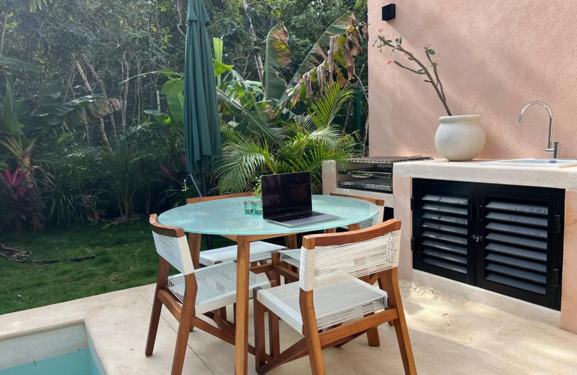 Land in a residential development with pool, spa, and cenote for sale in Region 11, Tulum.