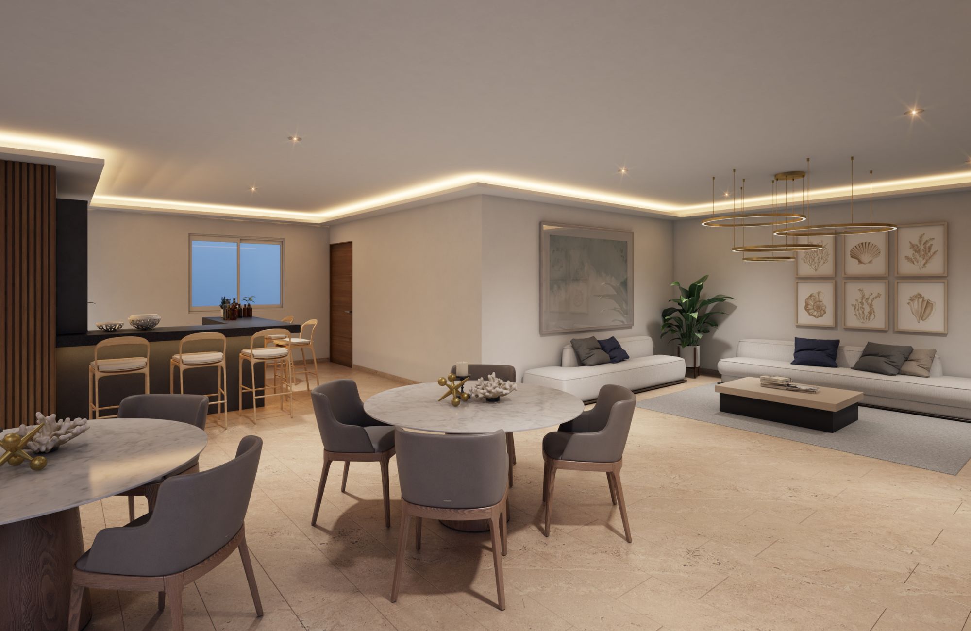 Departamento en venta, con vista panor&aacute;mica y terraza, Marina, Puerto Aventuras