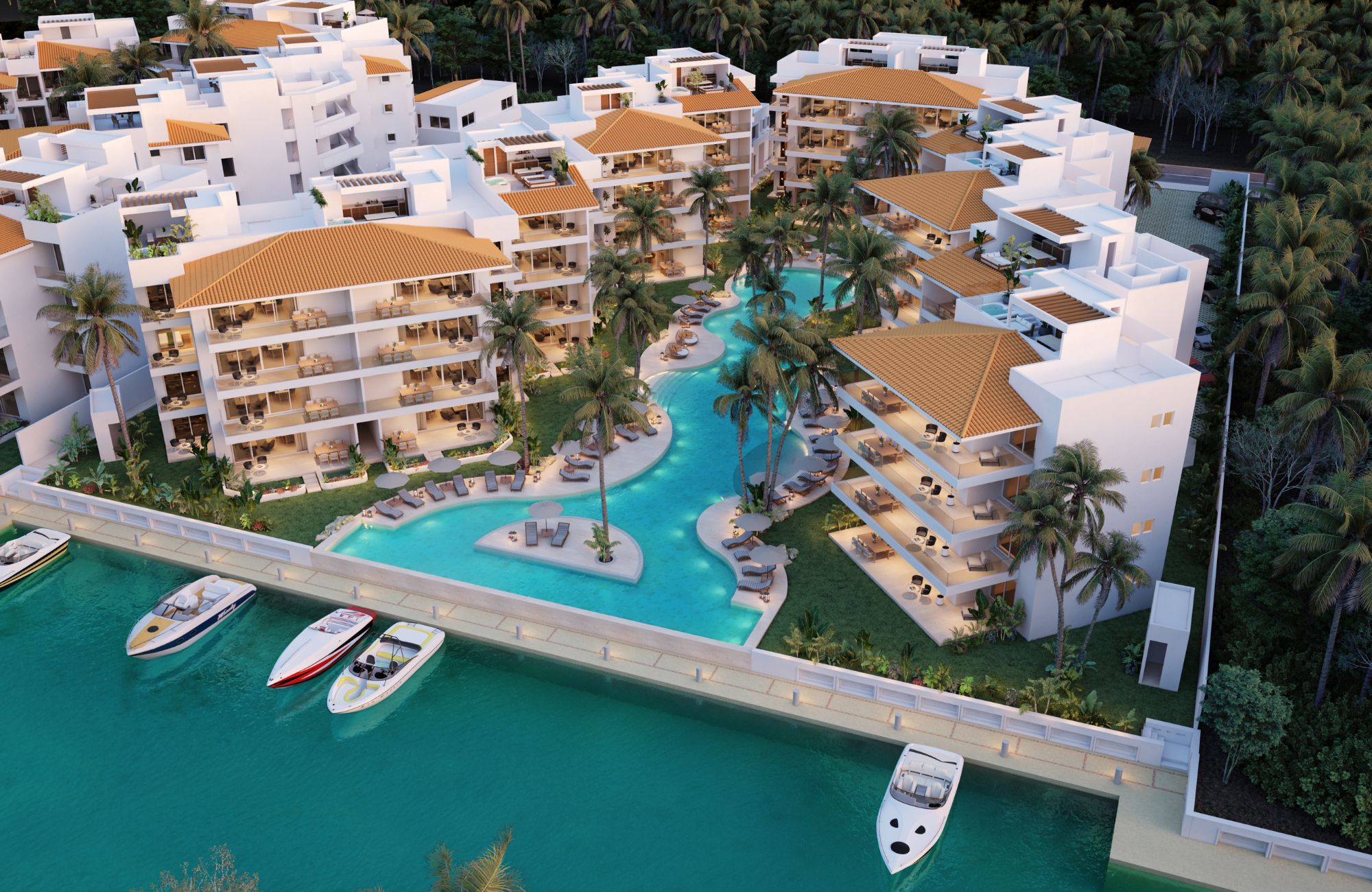 Penthouse with Rooftop and Ocean View for Sale, Marina, Puerto Aventuras