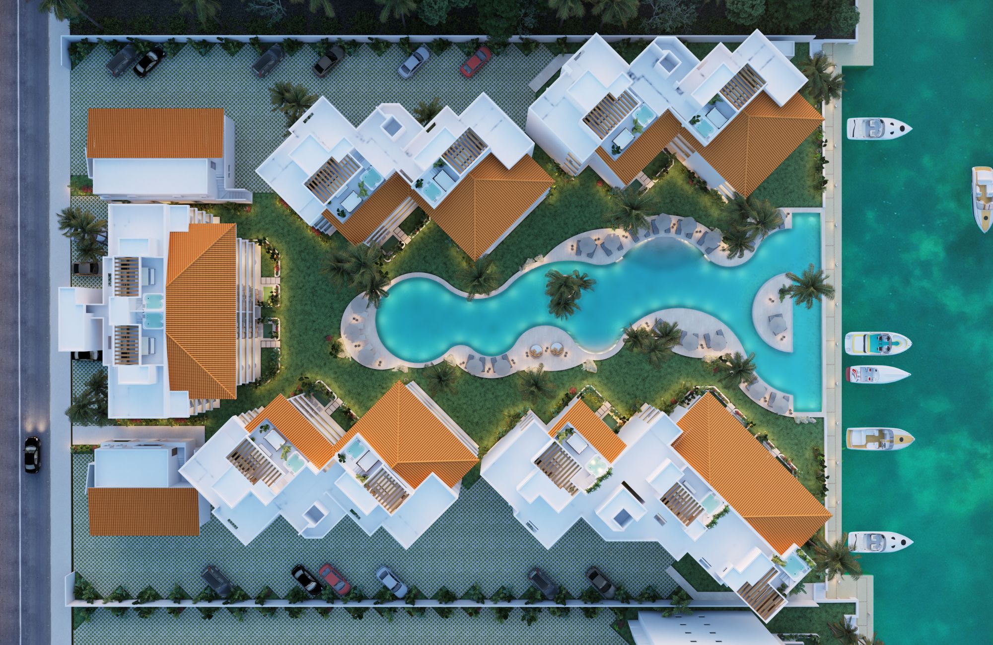 Penthouse with Rooftop and Ocean View for Sale, Marina, Puerto Aventuras