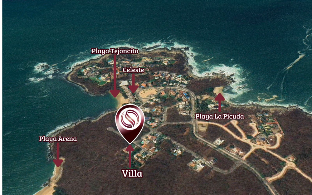 Luxury villa with pool surrounded by natural reserve for sale, Playa &Oacute;rgano, Huatulco