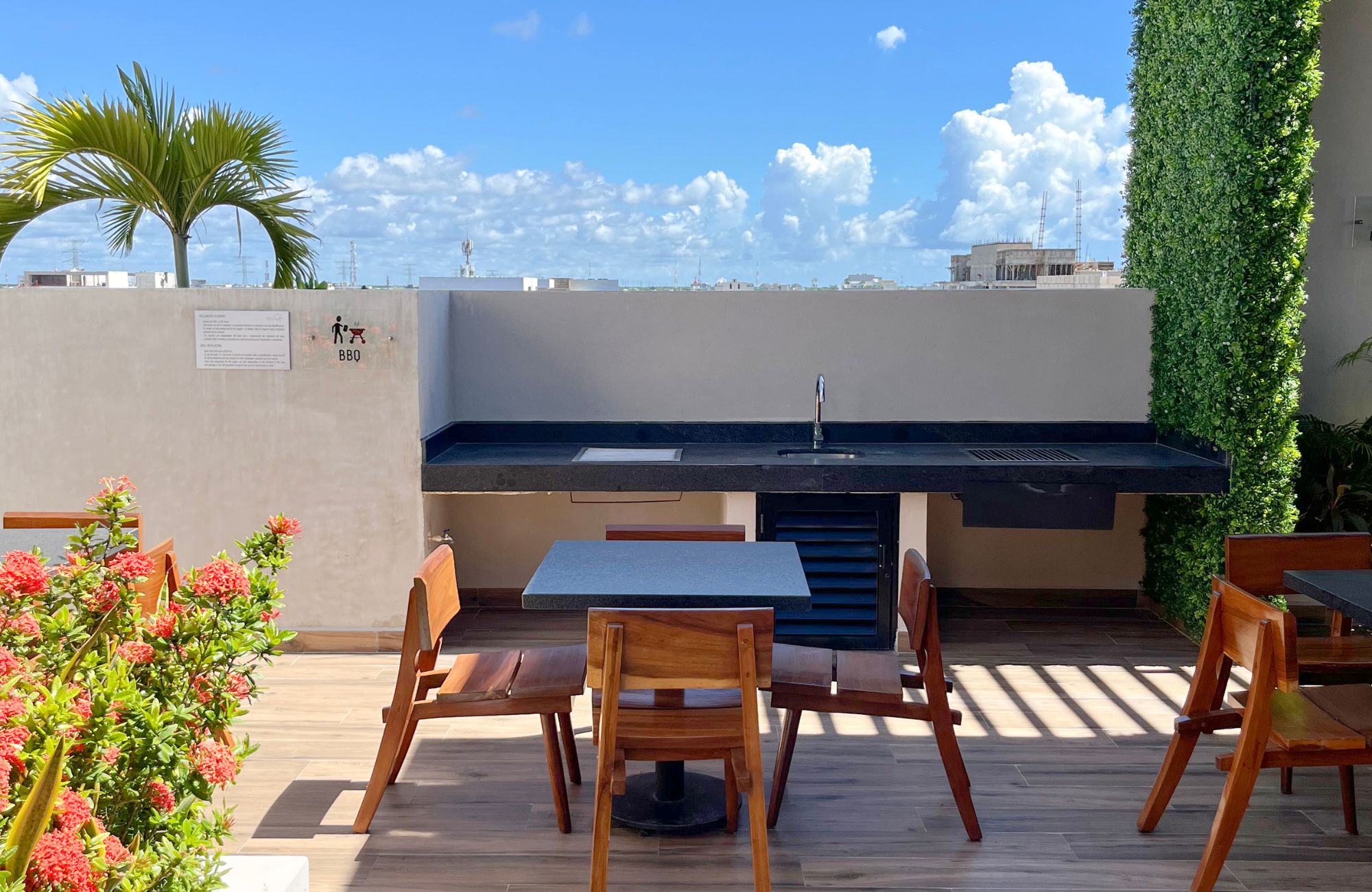 Departamento con rooftop com&uacute;n con vista al mar, Colosio, Playa del Carmen