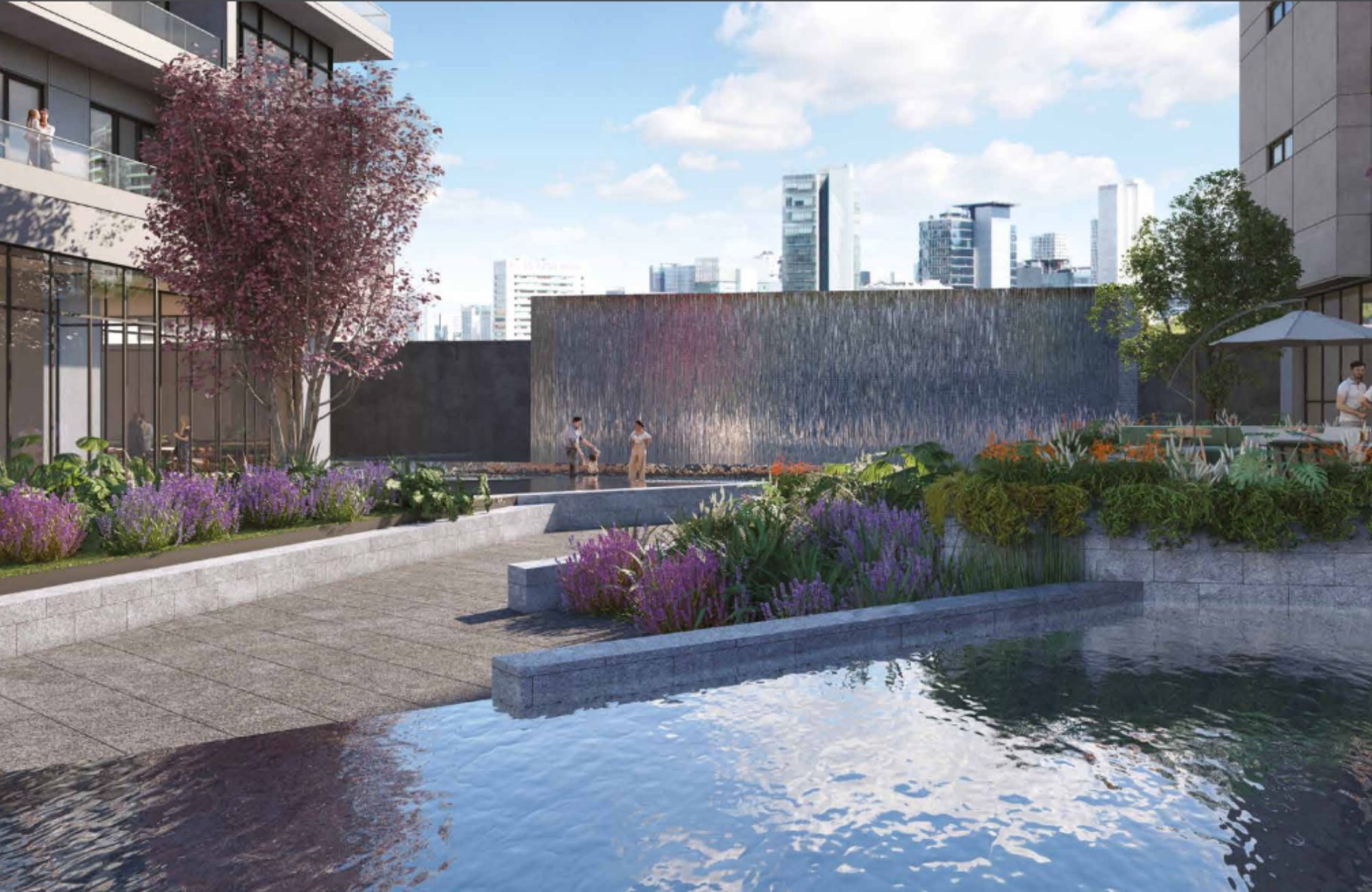 Apartment with balcony, common roof garden and laundry area, Miguel Hidalgo, Mexico City.