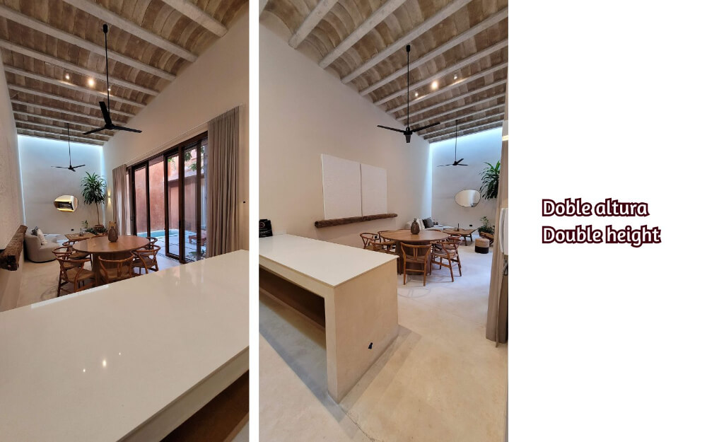 Two-Story House with Garden and Pool for Sale in Temoz&oacute;n Norte, M&eacute;rida