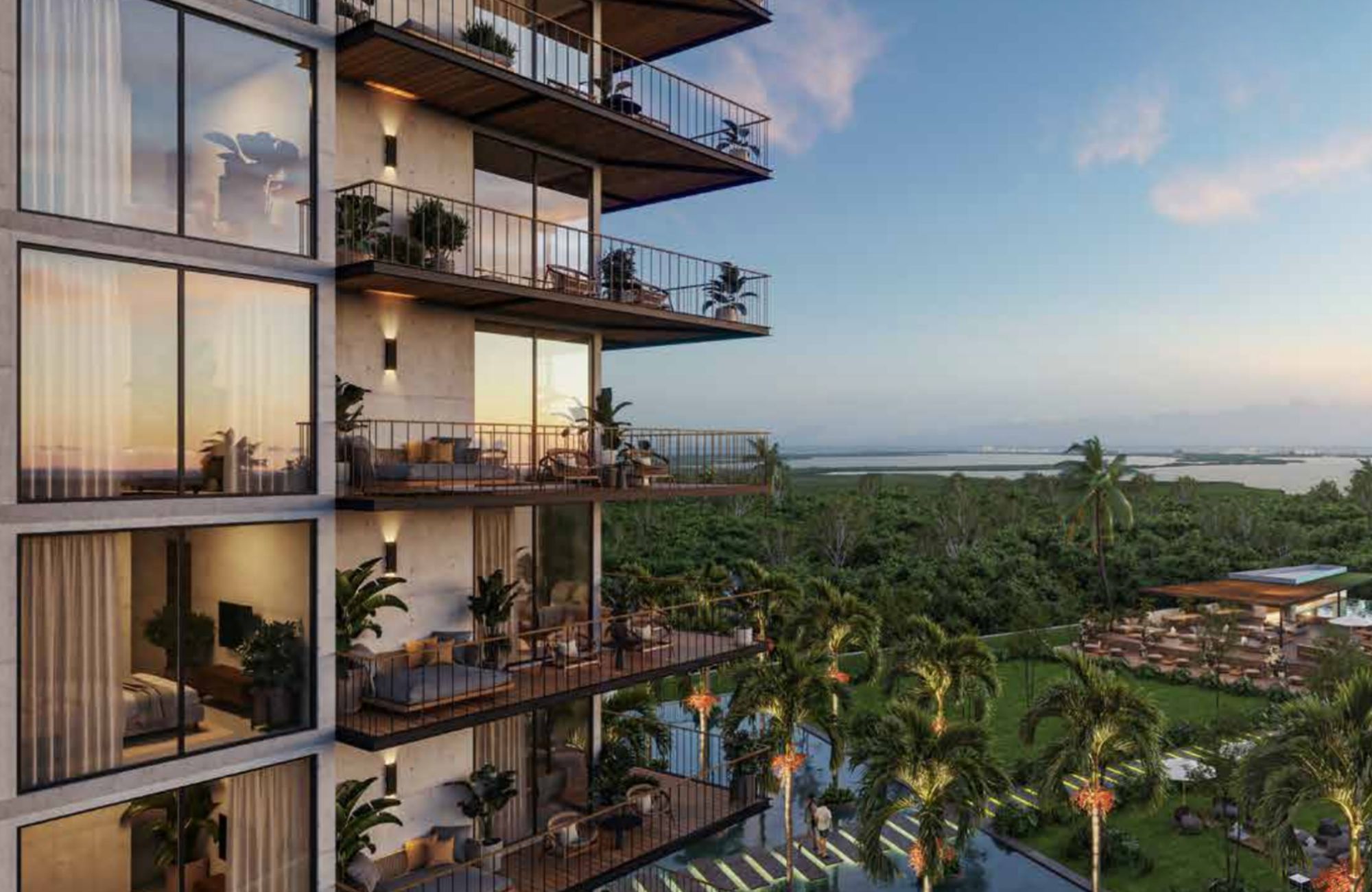 Condo with more than 25 amenities for sale, Huayac&aacute;n, Canc&uacute;n