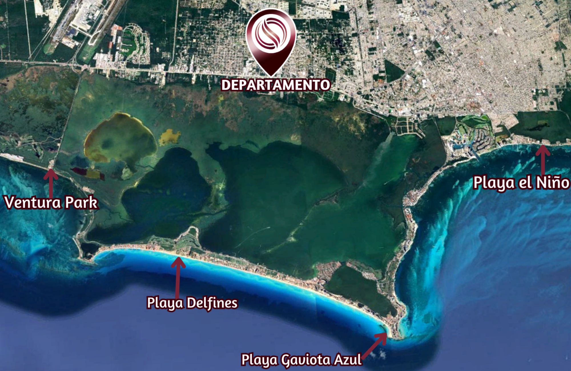 Apartment with hammock area, kids club and pool, pre-construction, for sale, Canc&uacute;n.