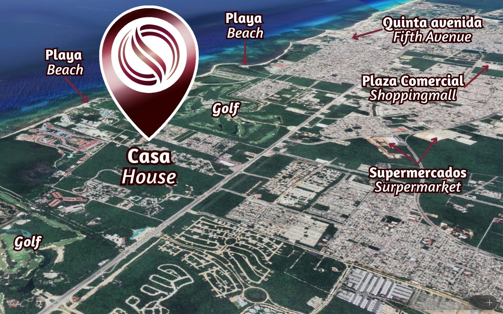 House with garden, terrace and clubhouse with amenities, for sale, Mayakoba, Playa del Carmen.