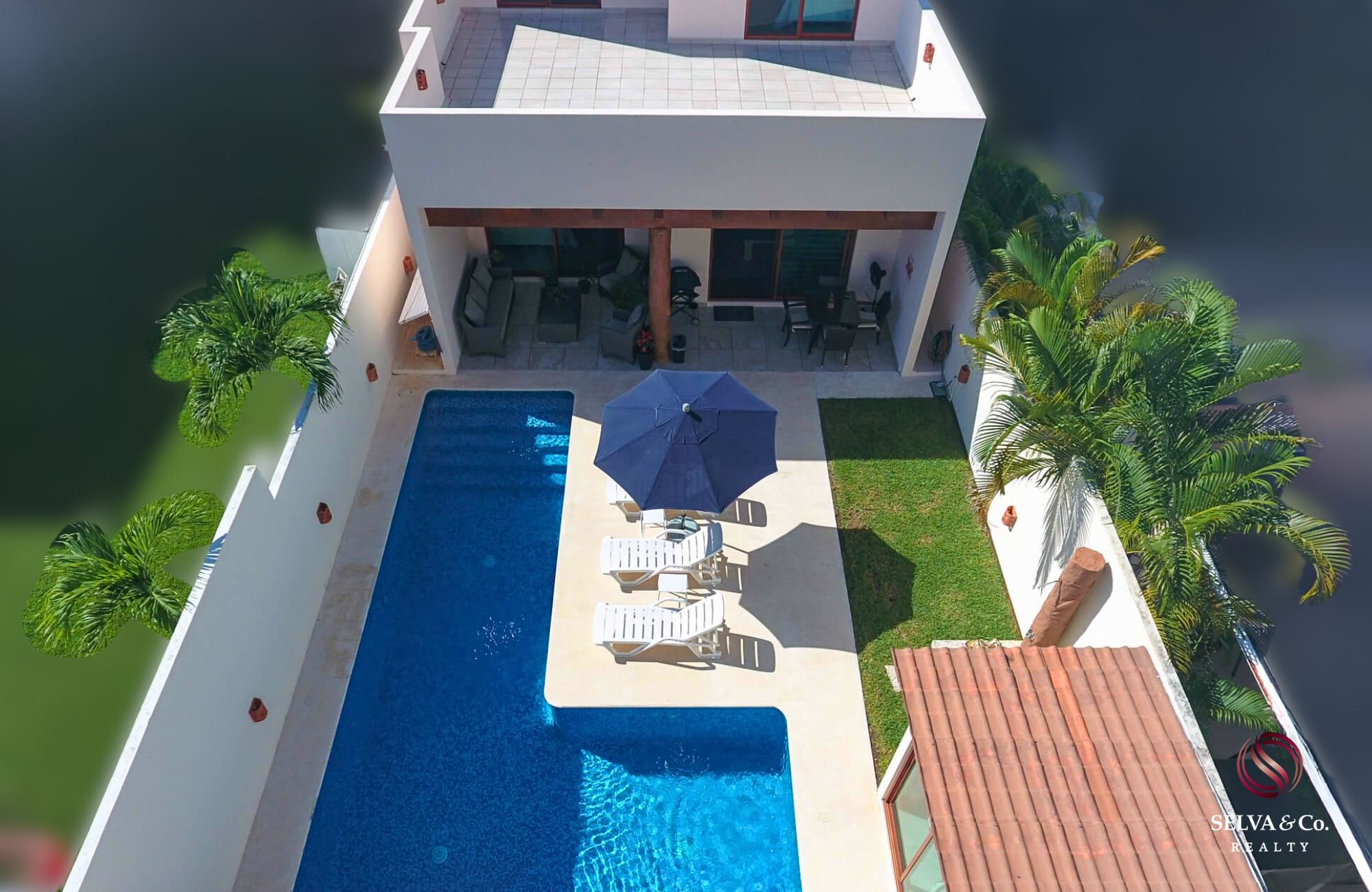 House with garden, terrace and clubhouse with amenities, for sale, Mayakoba, Playa del Carmen.