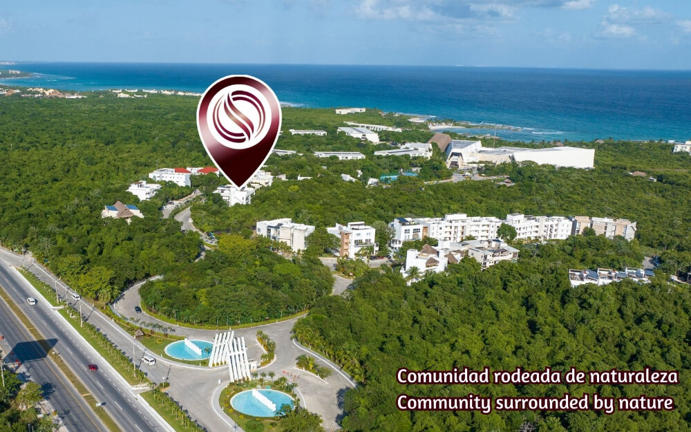 Luxury studio surrounded by green areas for sale in Tulum