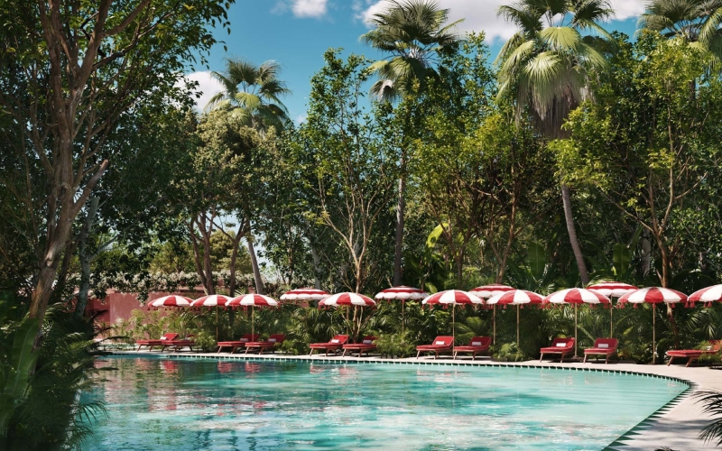 Condo near to the beach for sale, ground floor, pool access, Tulum 101, Tulum