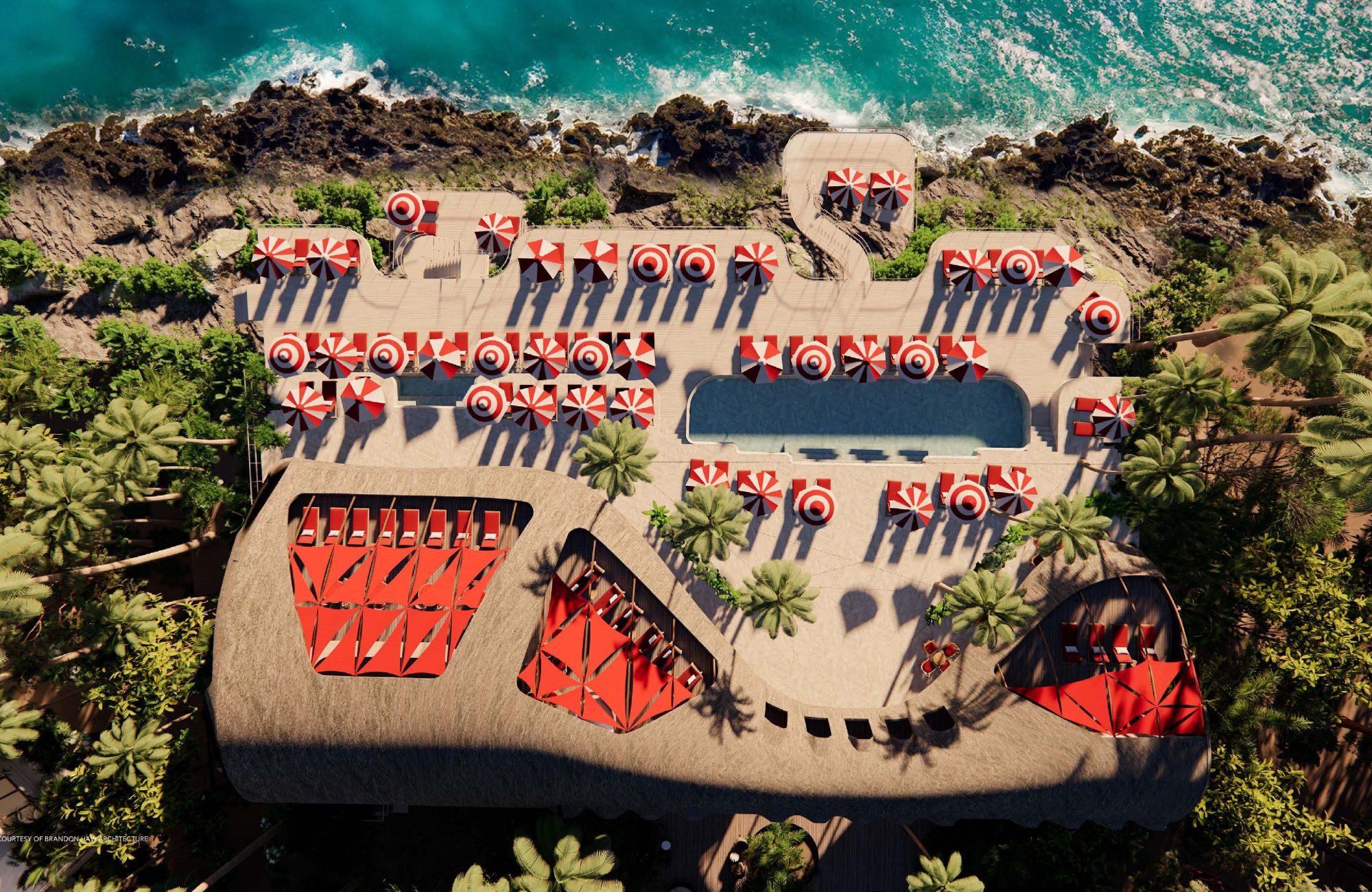 Condo, beach access, oceanfront pool, pool bar, iconic building design, Ecological Technology, Tulum sale.