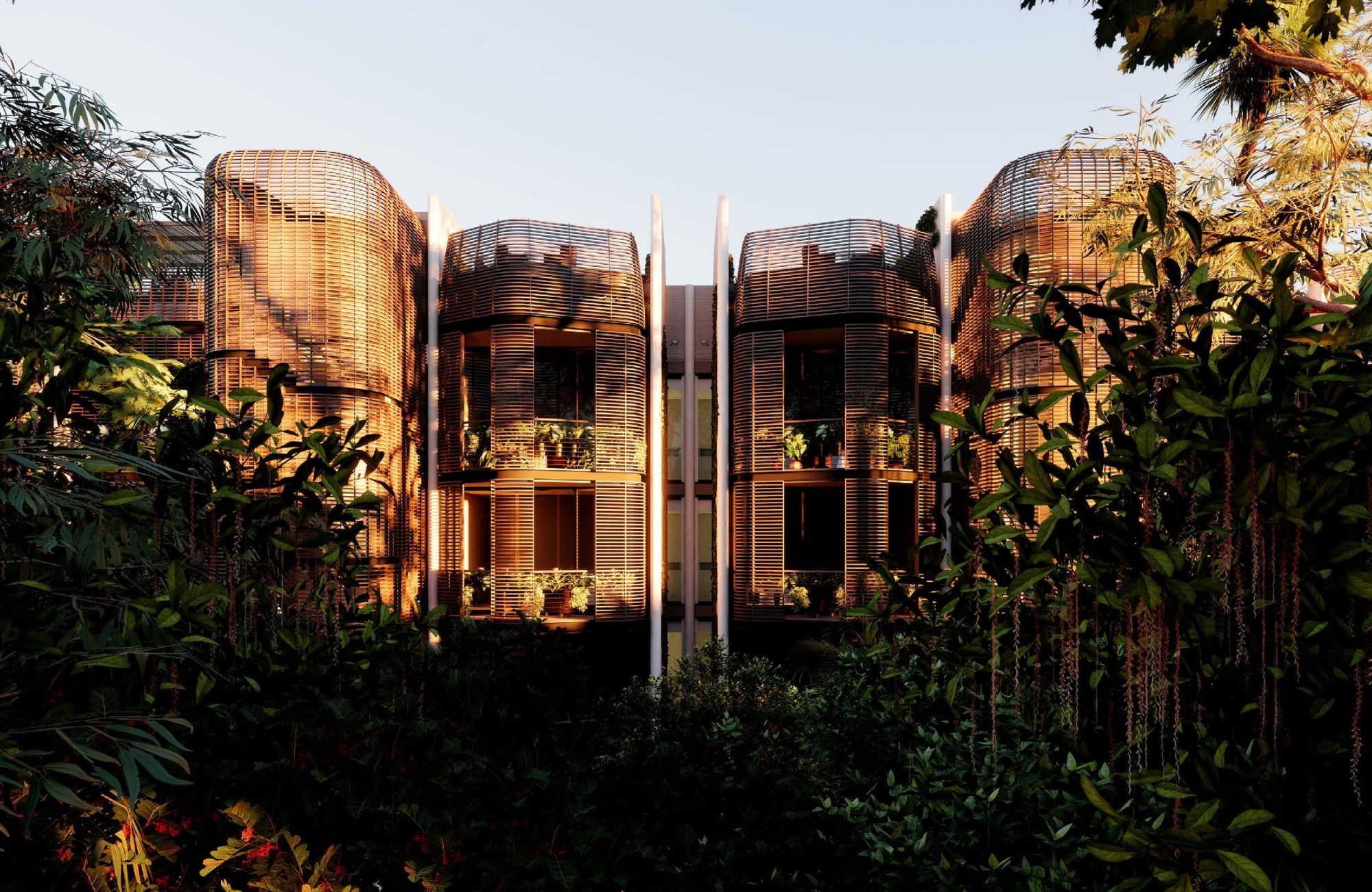 Condo, beach access, oceanfront pool, pool bar, iconic building design, Ecological Technology, Tulum sale.