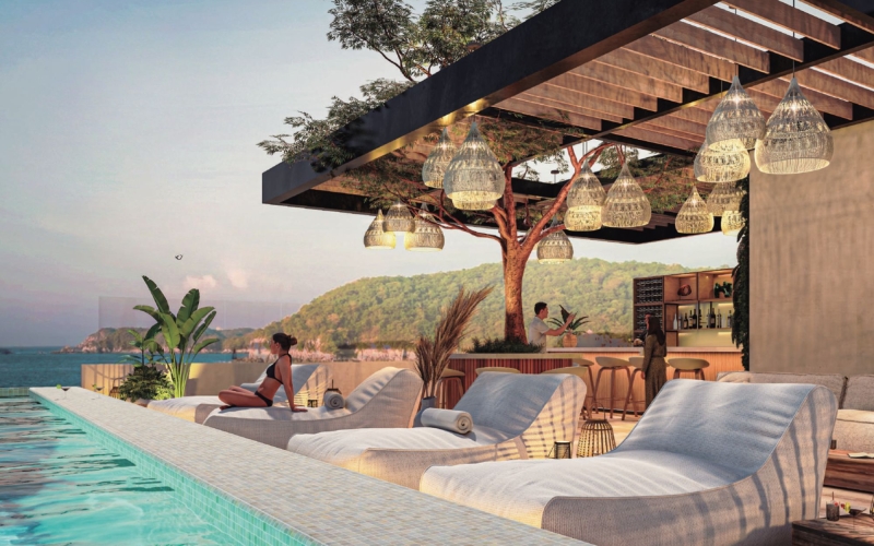 Apartment with Restaurant Bar, for Sale, Santa Cruz, Huatulco