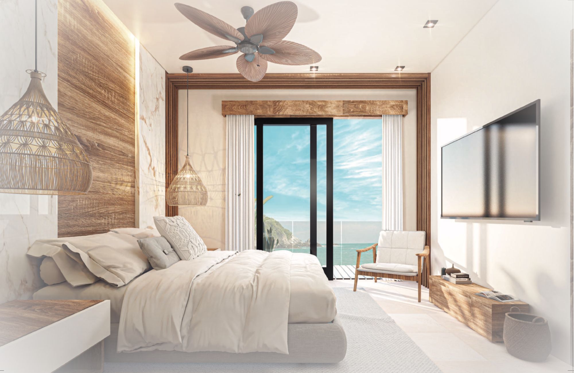 Penthouse with pool and ocean view for sale, Arrocito, Huatulco