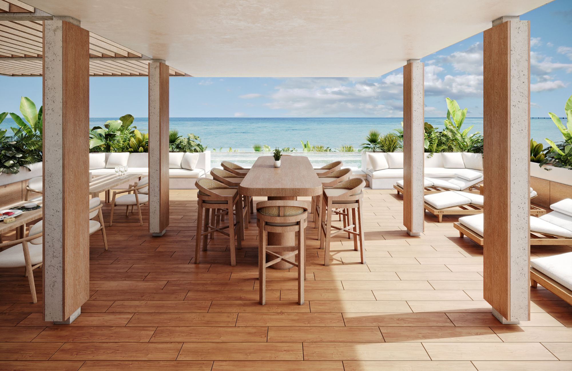 Departamento con vista al mar, Alberca, Rooftop, Gym, Centro, Playa del Carmen