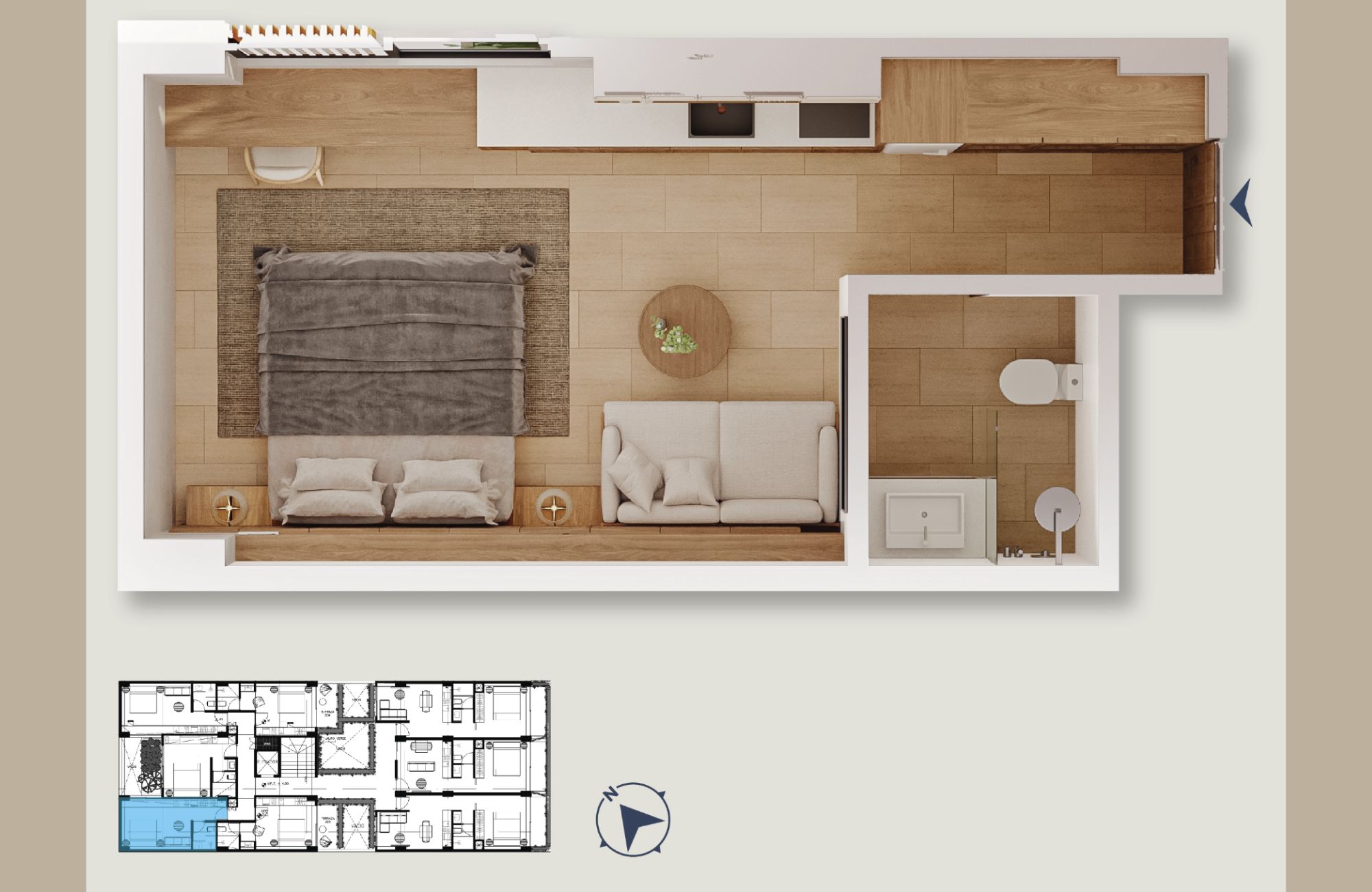 Ocean View condo close to the beach, Pool, Rooftop, Downtown, Playa del Carmen