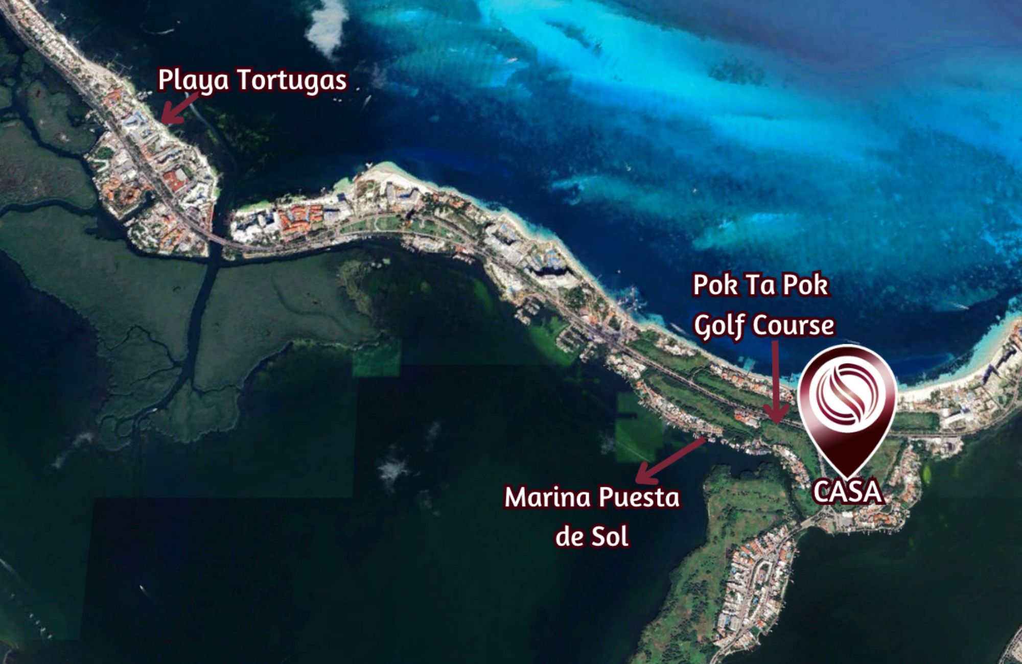 House with Private Pool, 3 terraces, for Sale, Huayac&aacute;n, Canc&uacute;n