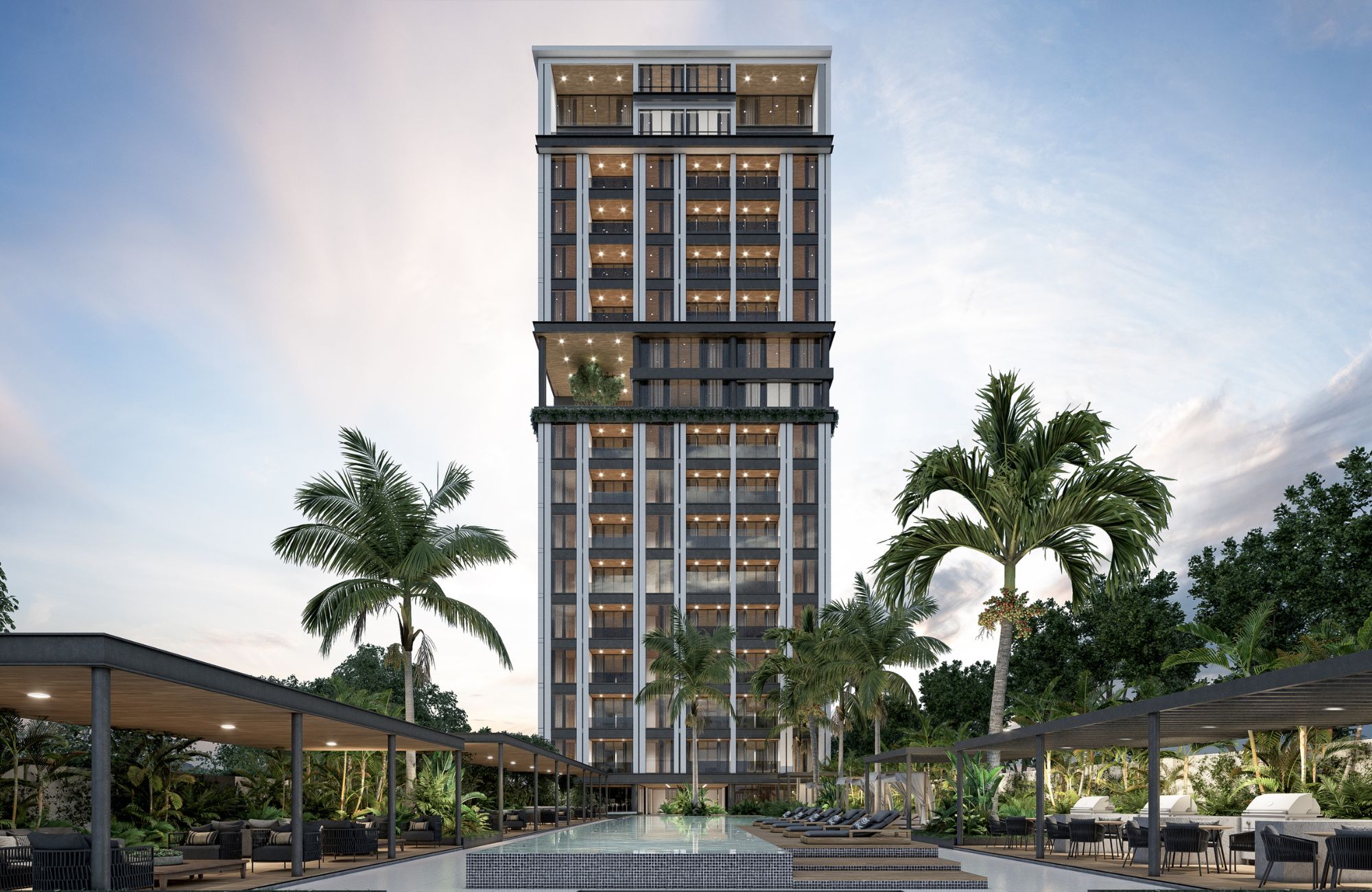 Condominium with terrace, Gym, Pool, Lounge Bar and Spa, North Zone, M&eacute;rida.