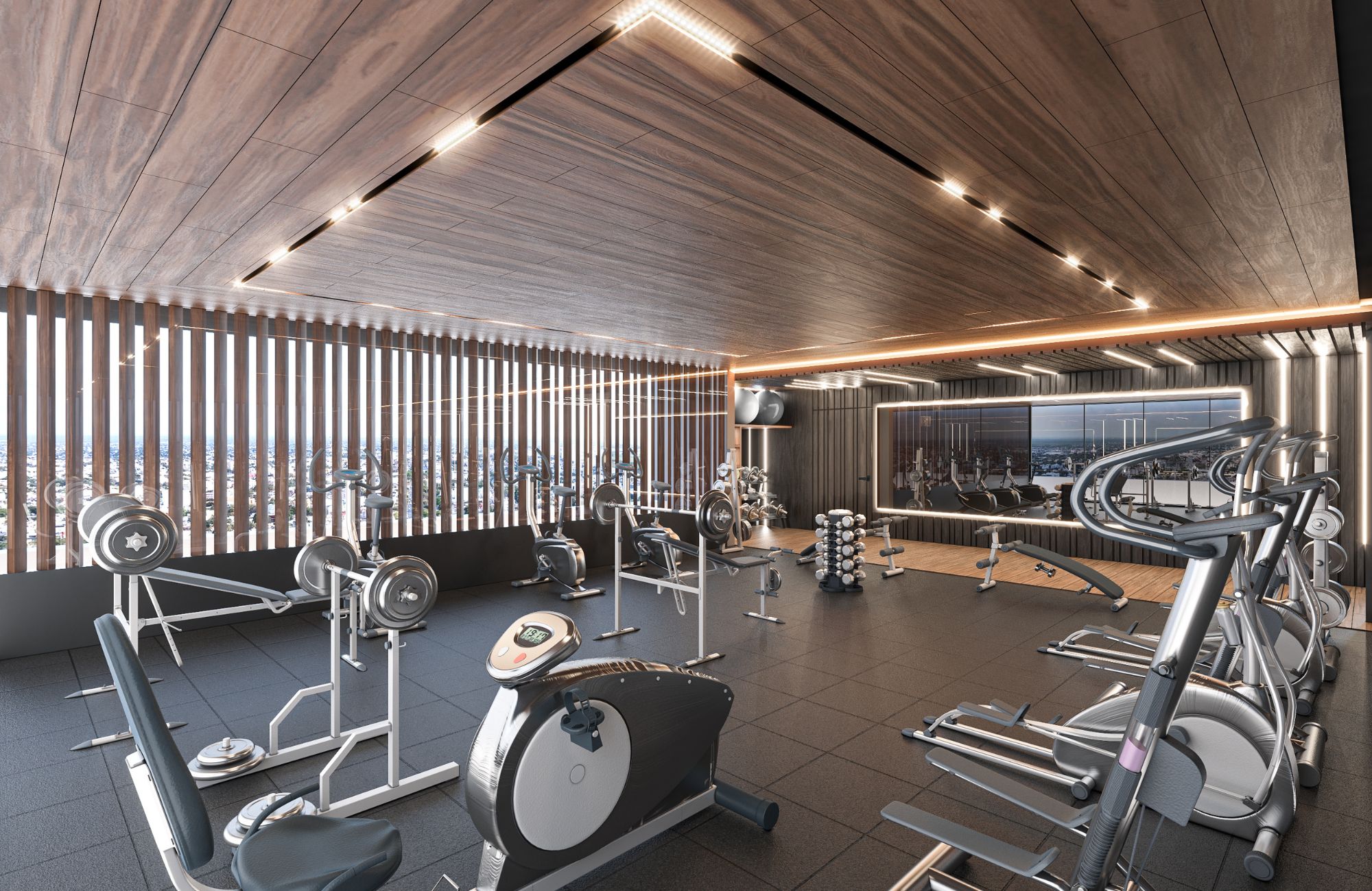 Condominium with terrace, Gym, Pool, Lounge Bar and Spa, North Zone, M&eacute;rida.