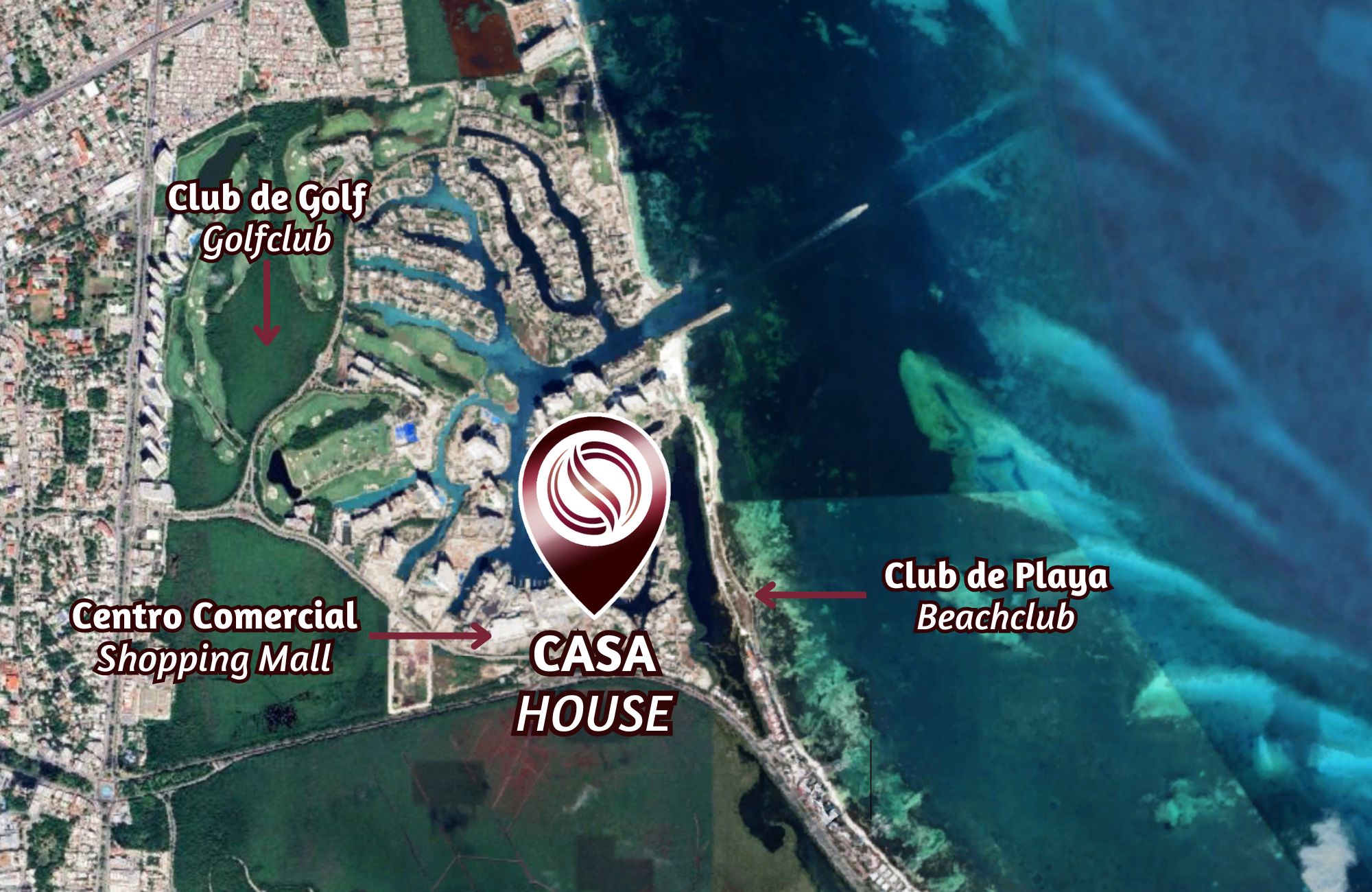 Casa frente al lago, alberca privada, muelle con acceso al lago para kayaks, area de spa y regadera con vapor, en residencial con casa club