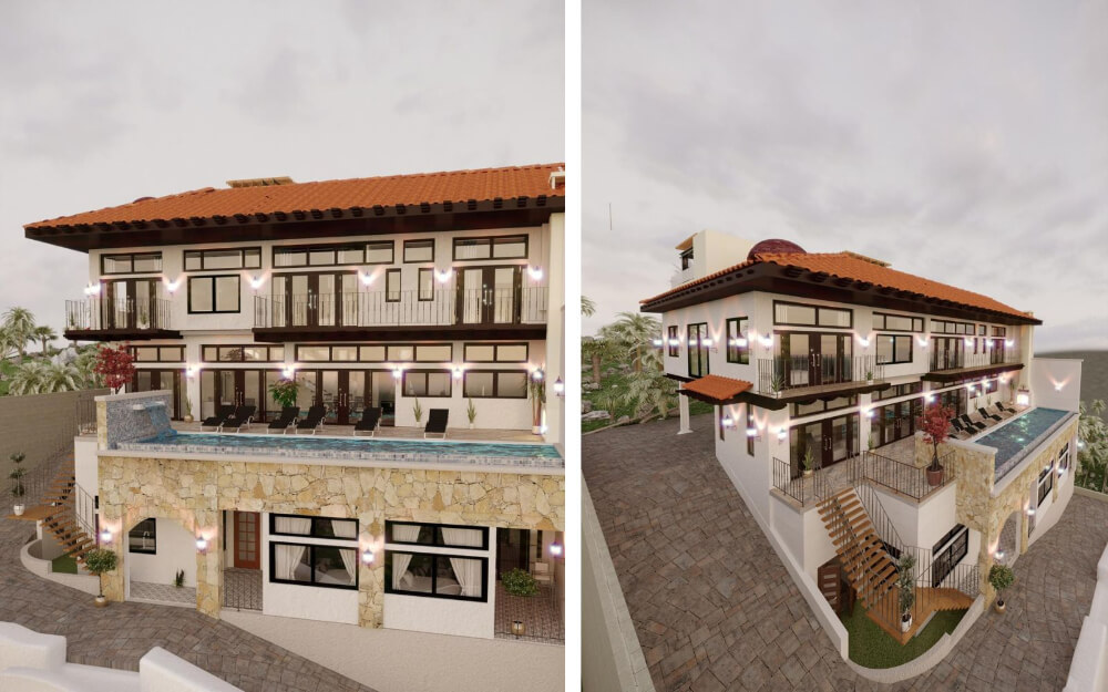 Ocean view villa, beach access, pool, for sale, Punta Santa Cruz, Huatulco.