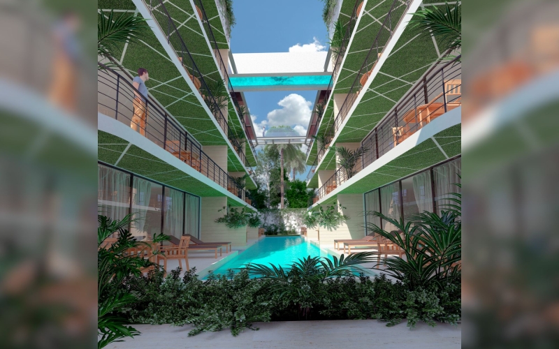 Apartment with Rooftop and Private Pool for Sale in Aldea Zama, Tulum