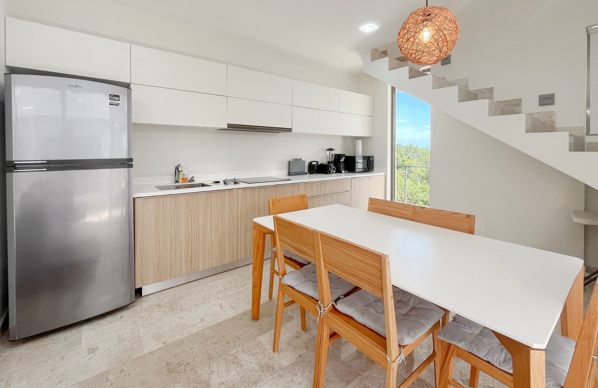 Condo with private pool surrounded by green areas in Tulum