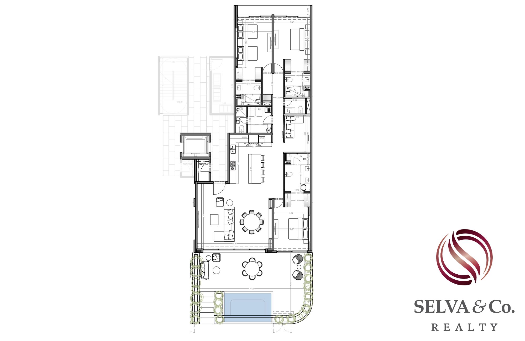Oceanview Condo for sale with a spacious terrace, Downtown, Isla Mujeres