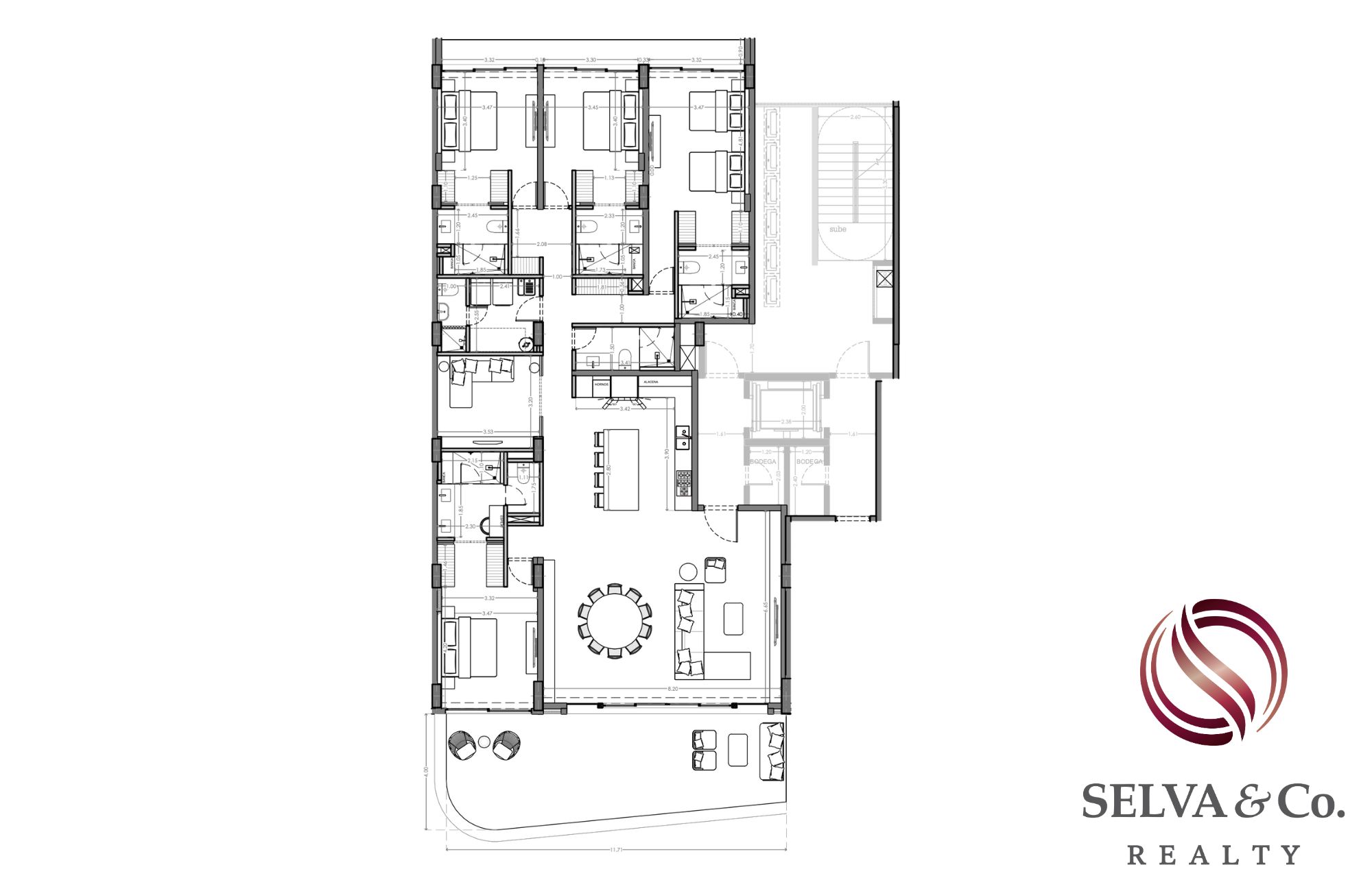 Oceanview Apartment with a spacious terrace for sale, Downtown, Isla Mujeres